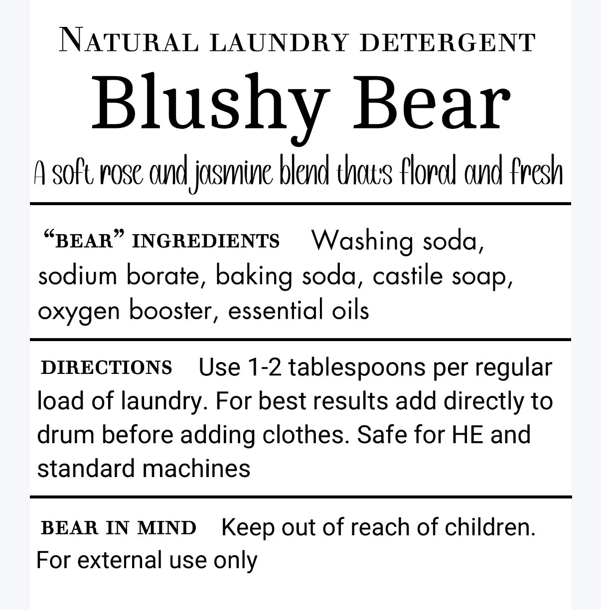 Blushy Bear